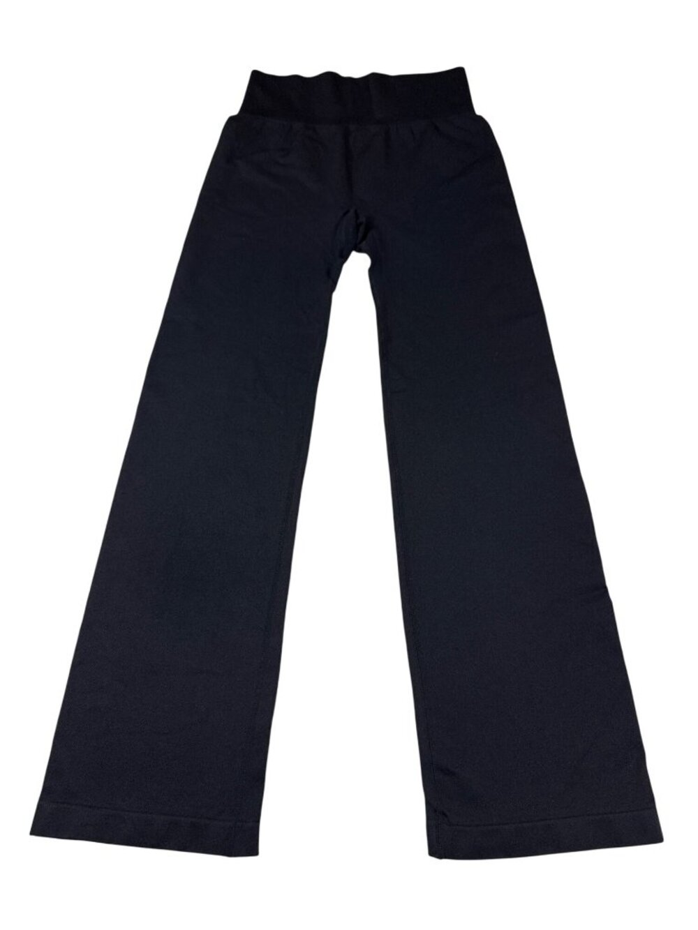 OQQ High-Waisted Black Stretch Yoga Pants Large Nylon Blend (LL616) - Picture 1 of 6